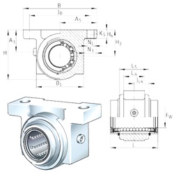 Bearing KGB40-PP-AS