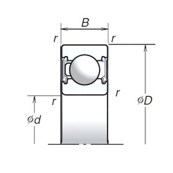 Bearing 6305T1XVV