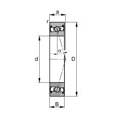 Bearing HCS71901-C-T-P4S