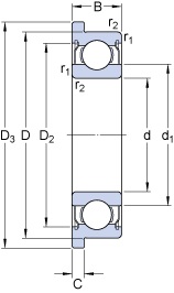 Bearing W 637/8 R-2ZS