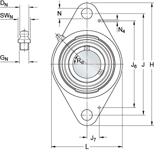 Bearing FYT 1.3/4 RM