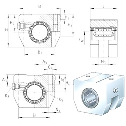 Bearing KGHK25-B-PP-AS