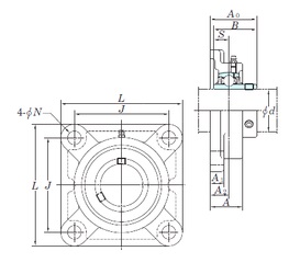 Bearing UCFX08-24E