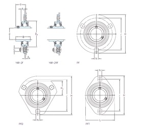 Bearing PFD 30 WF