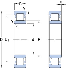 Bearing NU 3164 ECMA