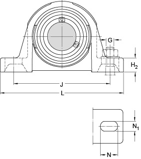 Bearing SY 2.15/16 TF/VA201