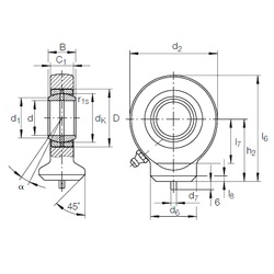 Bearing GK 35 DO