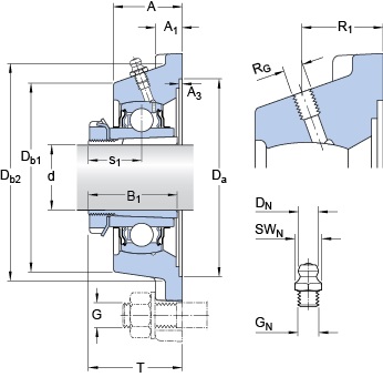 Bearing FYJ 55 KF