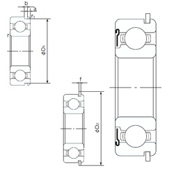 Bearing 6817ZNR