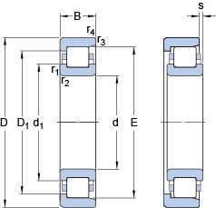 Bearing NF 307 ECP