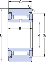 Bearing NATR 8 X