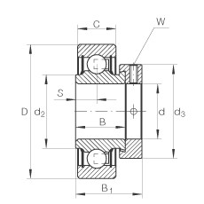 Bearing RAE17-NPP-FA106