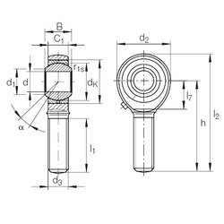 Bearing GAKFR 22 PB