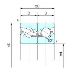 Bearing 60TAB12DB
