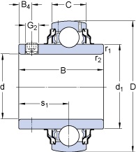 Bearing YAR 204-012-2RF/VE495