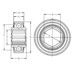 Bearing 204KRR2