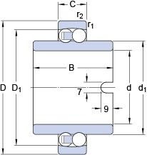 Bearing 11206 TN9