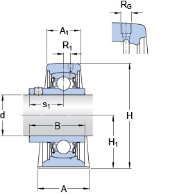 Bearing SY 17 TF