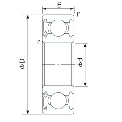 Bearing 6005NKE
