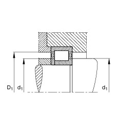 Bearing NUP317-E-TVP2