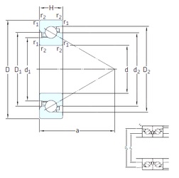 Bearing BSD 55120 CG