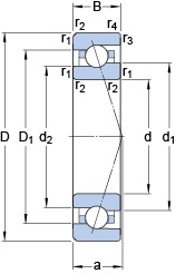 Bearing 708 ACE/HCP4A
