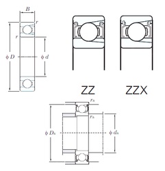 Bearing M6216ZZ