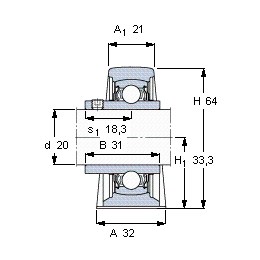 Bearing YAR 204-2FW/VA228