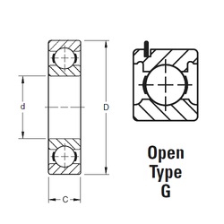 Bearing 208KG