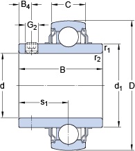 Bearing YAR 205-2FW/VA228