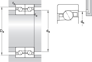 Bearing BTM 110 BTN9/P4CDB