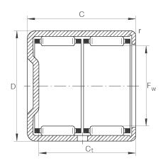 Bearing BK1622-ZW