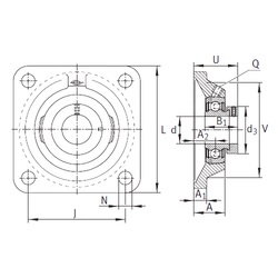 Bearing PCJ35-N-FA125