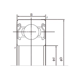 Bearing 6211ZZE