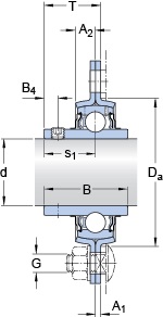 Bearing PFT 1.1/4 TF