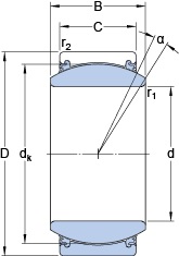 Bearing GE 40 TXE-2LS