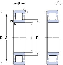 Bearing NU 2222 ECN1ML