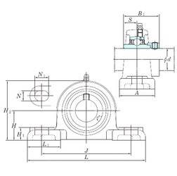Bearing NAPK205-14