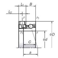 Bearing 70BER19XE