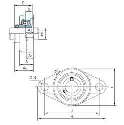 Bearing UCFL308