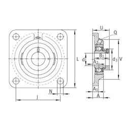Bearing PCF25