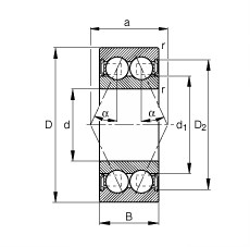 Bearing 3008-B-2RSR-TVH