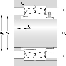 Bearing 23222-2CS5K/VT143 + H 2322 E