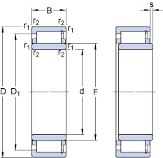 Bearing NUH 2234 ECMH