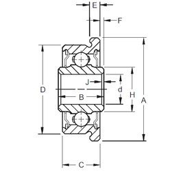 Bearing F3DD