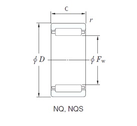 Bearing NQ14/16D