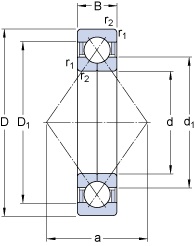 Bearing QJ 1268 MA/344524
