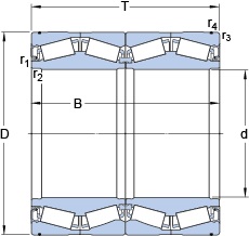 Bearing BT4-8166 E81/C350