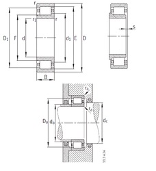 Bearing NJ2338-EX-M1