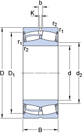 Bearing 23130-2CS5/VT143